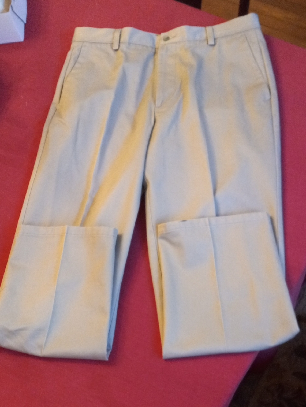 Men's Classic Straight-Leg Dress Pants in Light Beige Dockers NWOT